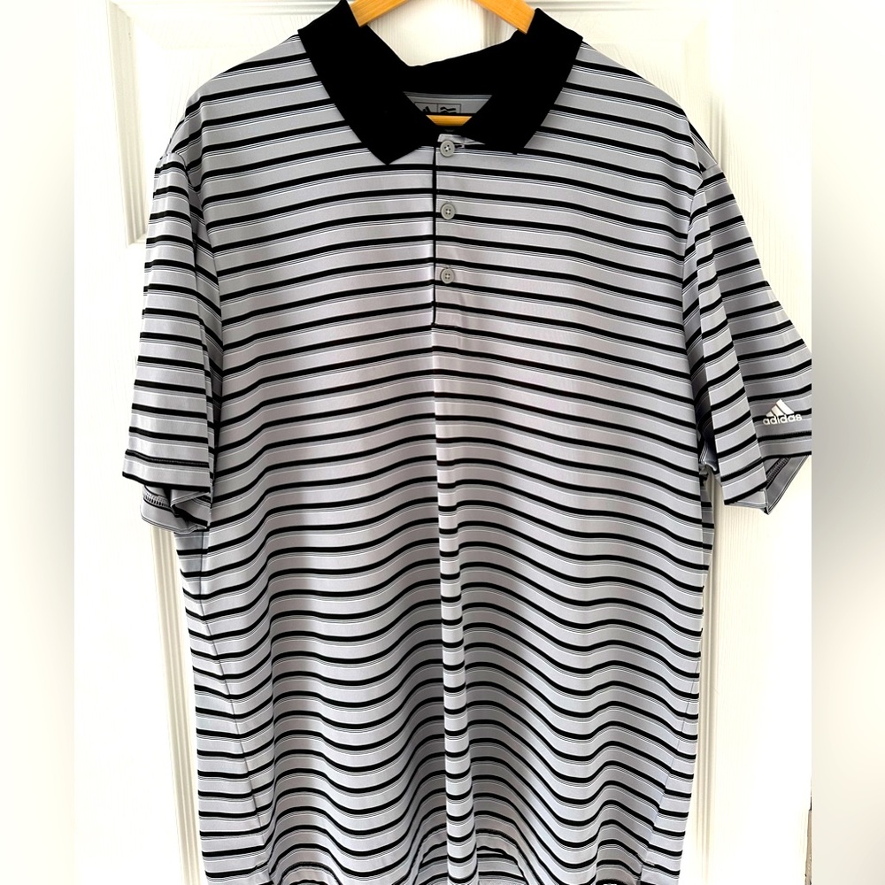 Adidas Men’s Two Stripe Polo Shirt